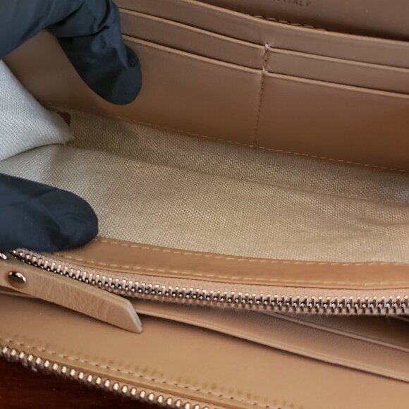 JIMMY CHOO BALLET PINK SOFT GRAINED GOAT LEATHER WALLET - Picture 12 of 15